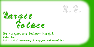 margit holper business card